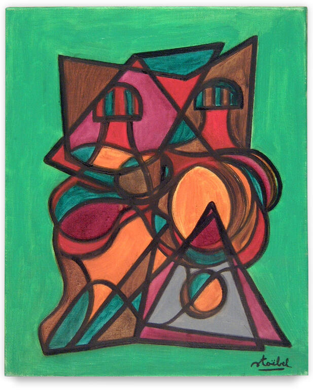 Catalogue raisonné, Edgar Stoëbel, compo… les deux… sur fond vert