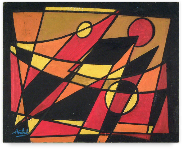 Catalogue raisonné, Edgar Stoëbel, composition landscape