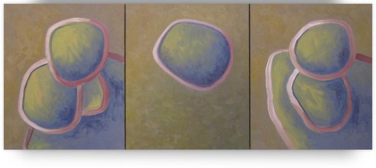Catalogue raisonné, Jean-Paul Thaéron, Peinture triptyque - 2003