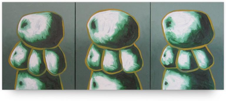 Catalogue raisonné, Jean-Paul Thaéron, Peinture triptyque - 2003