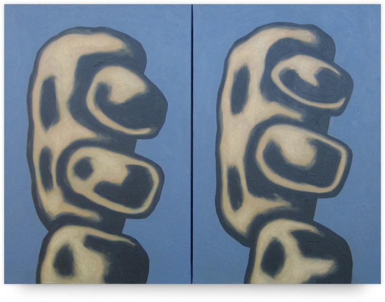 Catalogue raisonné, Jean-Paul Thaéron, Peinture diptyque - 2003