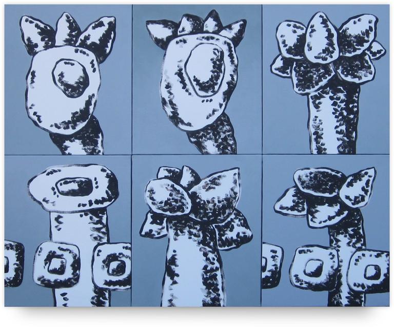Catalogue raisonné, Jean-Paul Thaéron, Peinture polyptyque - 2002