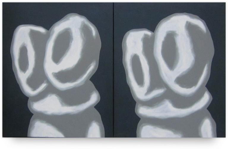 Catalogue raisonné, Jean-Paul Thaéron, Peinture diptyque - 2004