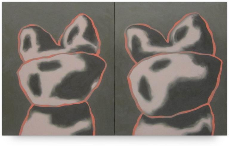 Catalogue raisonné, Jean-Paul Thaéron, Peinture diptyque XII - 2003