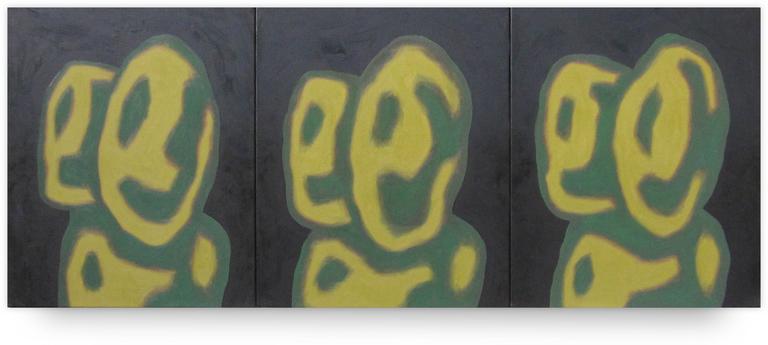 Catalogue raisonné, Jean-Paul Thaéron, Peinture triptyque - 2003
