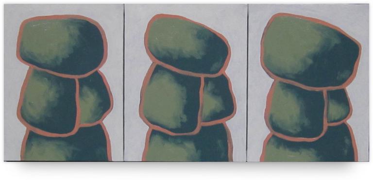 Catalogue raisonné, Jean-Paul Thaéron, Peinture triptyque - 2003