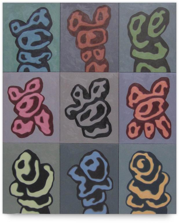Catalogue raisonné, Jean-Paul Thaéron, Peinture polyptyque 2003 - 2004