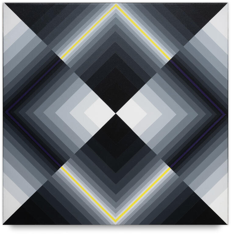 Catalogue raisonné, Horacio Garcia Rossi, Couleur Gris Lumière - 1991 