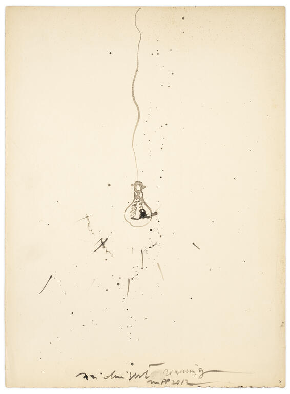 Catalogue raisonné, Michel Potage, Ampoule — 2012 