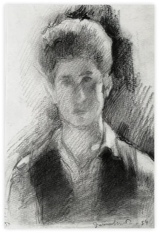 Catalogue raisonné, Vladimir Yankilevsky, Self-portrait, 1954