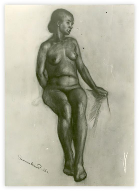 Catalogue raisonné, Vladimir Yankilevsky, Model, 1955