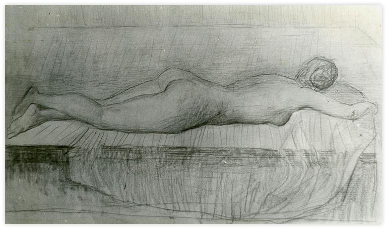 Catalogue raisonné, Vladimir Yankilevsky, Model, 1957