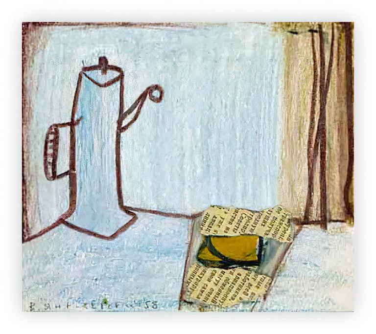 Catalogue raisonné, Vladimir Yankilevsky, Still Life with a Teapot, 1958