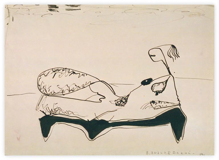 Catalogue raisonné, Vladimir Yankilevsky, Model, 1959