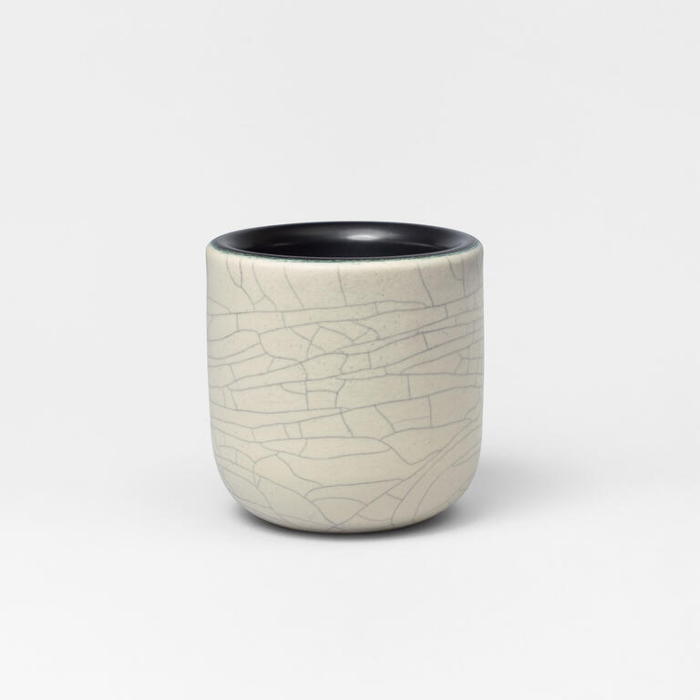 Catalogue raisonné, Pol Chambost, Vase (blanc noir). Modèle 2127 — 1959