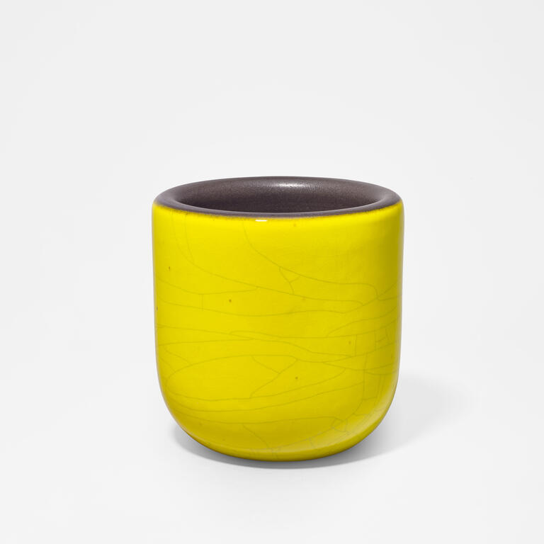 Catalogue raisonné, Pol Chambost, Vase (jaune-noir). Modèle 2127 — 1959
