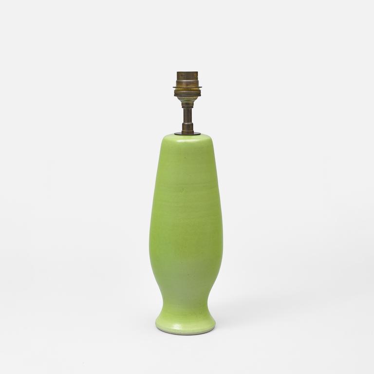 Catalogue raisonné, Pol Chambost, Lampe (vert). Modèle 1037 — 1954