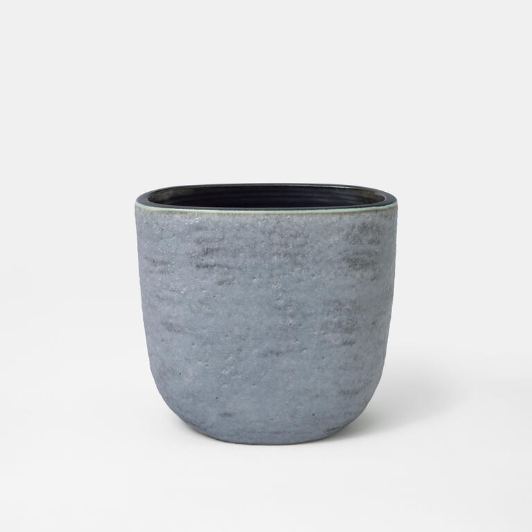 Catalogue raisonné, Pol Chambost, Vase (gris bleu). Modèle 1126 — 1960