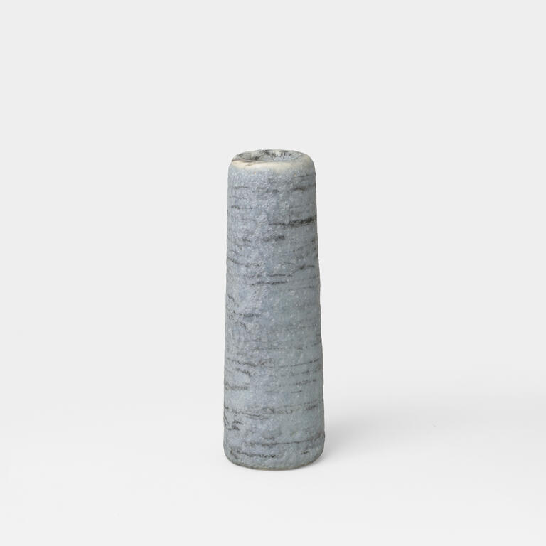 Catalogue raisonné, Pol Chambost, Vase bullé (bleu gris). Modèle 2146 — 1960