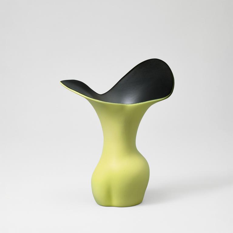 Catalogue raisonné, Pol Chambost, Vase bustier (anis noir). Modèle 1040 — 1954