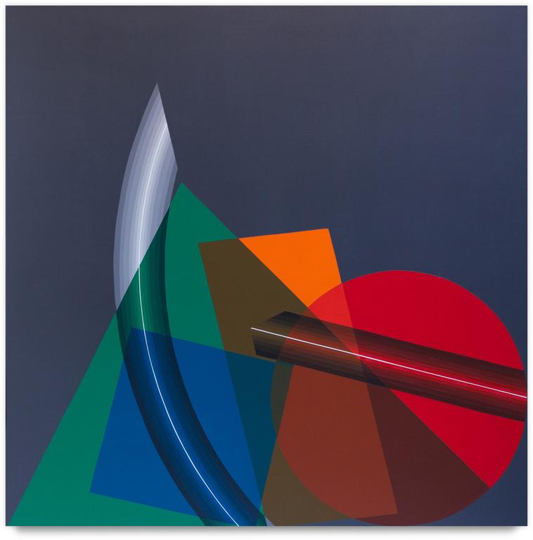 Horacio Garcia Rossi, Couleur lumière Géo transparente - 2008