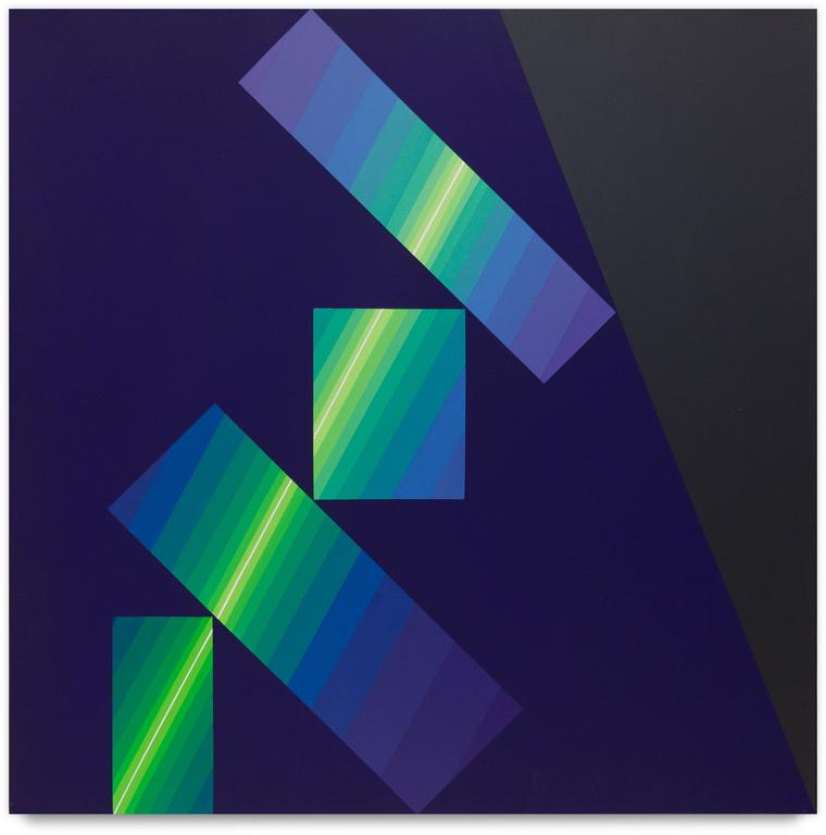 Horacio Garcia Rossi, Couleur lumière décalée - 2009