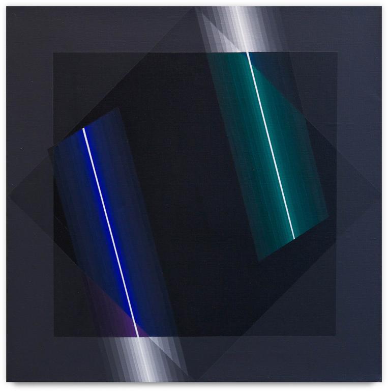 Horacio Garcia Rossi, Couleur lumière transparence (retour) - 2004