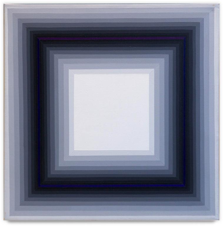 Horacio Garcia Rossi, Couleur lumiere (gris couleur) - 1991 