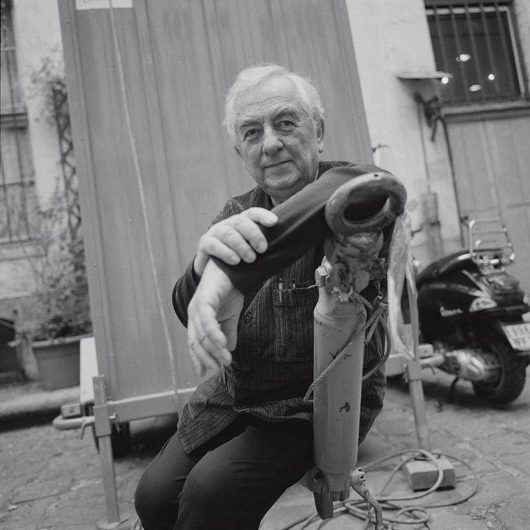 Philipp Hugues Bonan photographe, portrait de Daniel Buren