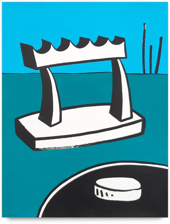 Catalogue raisonné, Jean-Paul Thaéron, Peinture gouache (12) - 1985