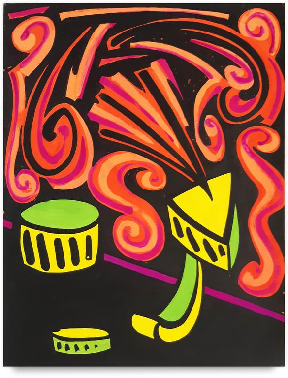 Catalogue raisonné, Jean-Paul Thaéron, Peinture gouache (14) - 1985