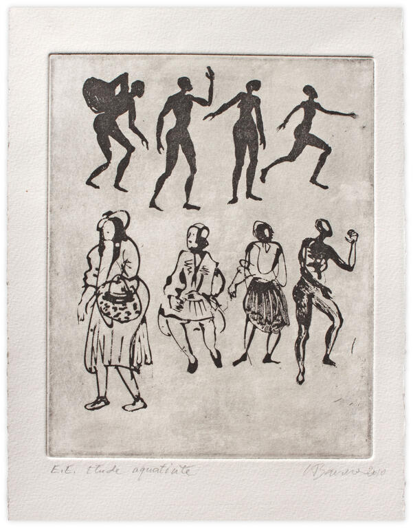 Catalogue raisonné, Henri Baviera, ETUDE PERSONAGE — 2010