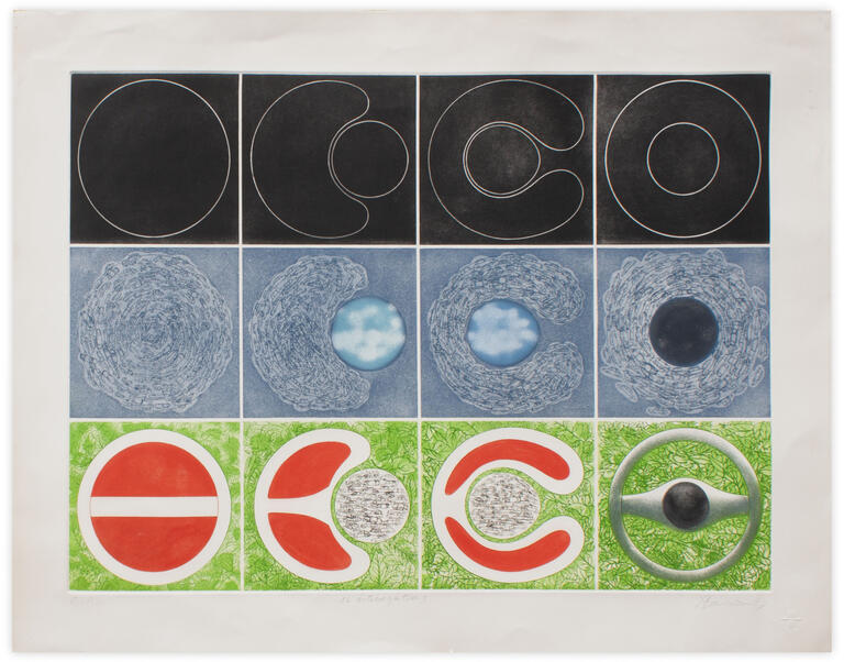 Catalogue raisonné, Henri Baviera, TROIS INTERROGATIONS — 1969