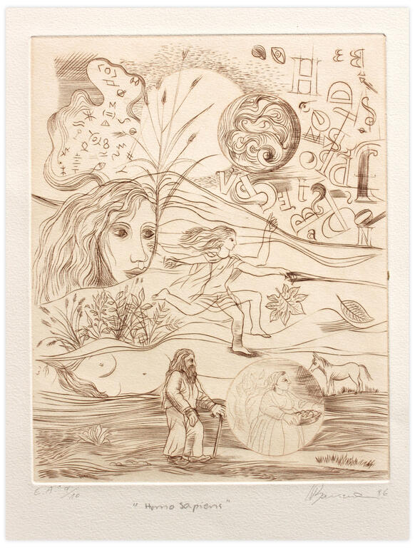 Catalogue raisonné, Henri Baviera, HOMO SAPIENS I — 1978