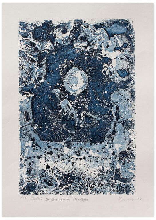 Catalogue raisonné, Henri Baviera, BOULVERSEMENT STELLAIRE — 1966