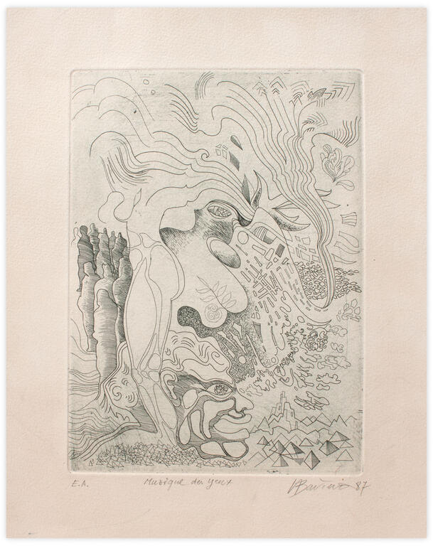 Catalogue raisonné, Henri Baviera, MUSIQUE DES YEUX — 1987