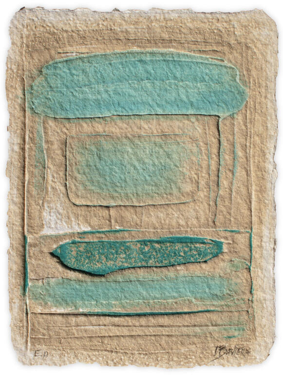Catalogue raisonné, Henri Baviera, QUATRE VERTS DE TERRE — 1997