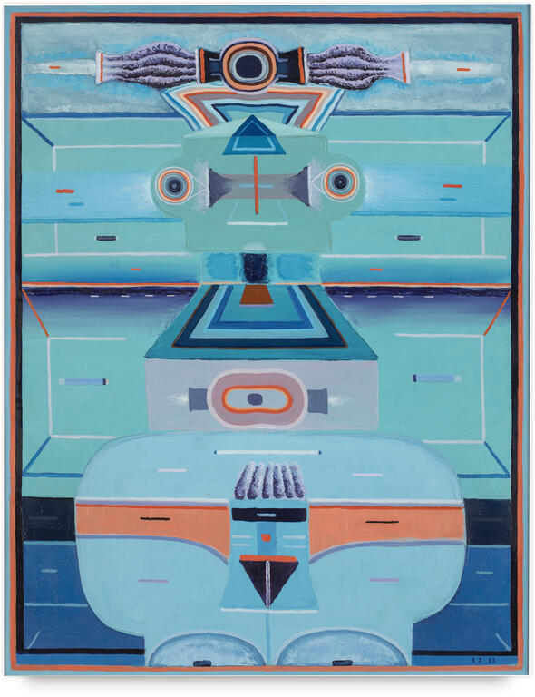 Catalogue raisonné, Vladimir Yankilevsky, Woman by the Sea, 1987