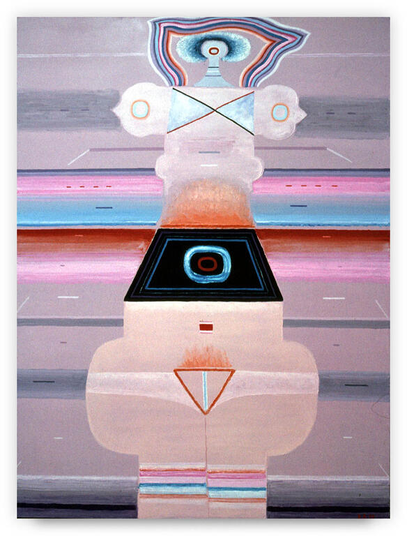 Catalogue raisonné, Vladimir Yankilevsky, Woman by the Sea, 1990