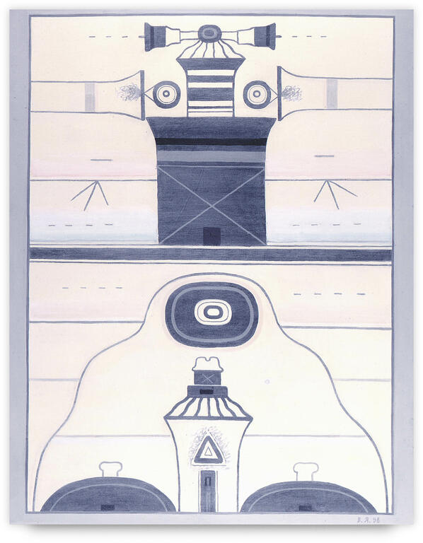 Catalogue raisonné, Vladimir Yankilevsky, Woman by the Sea, 1998
