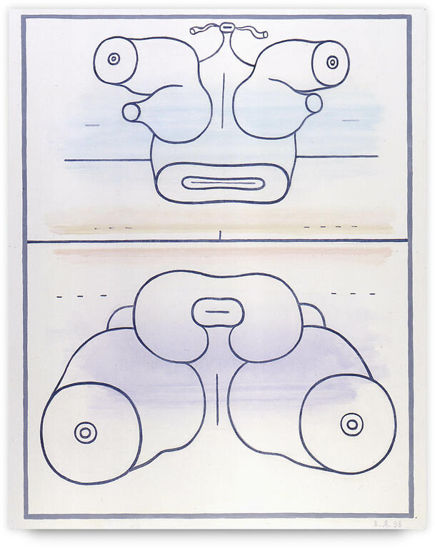 Catalogue raisonné, Vladimir Yankilevsky, Woman by the Sea, 1998