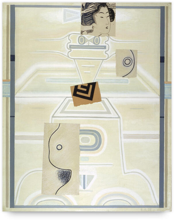 Catalogue raisonné, Vladimir Yankilevsky, Woman by the Sea. Dedicated to Kikukawa Eizan. I, 1999