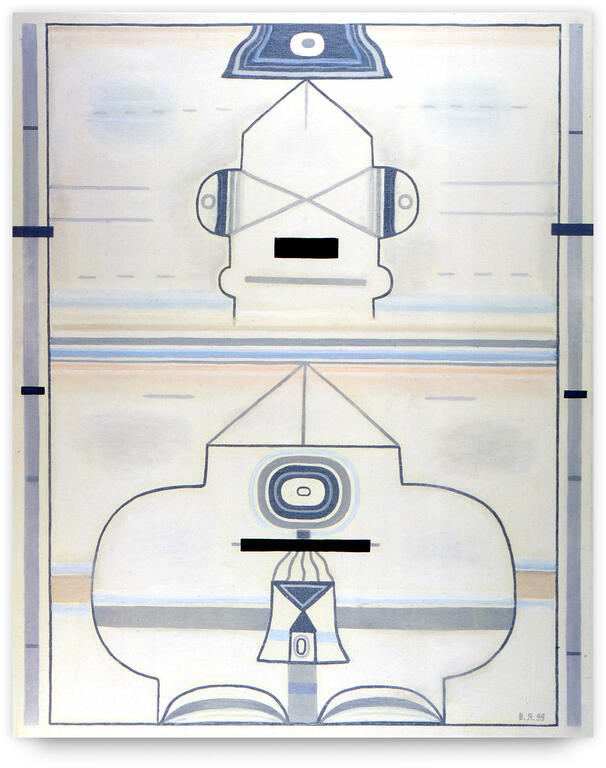 Catalogue raisonné, Vladimir Yankilevsky, Woman by the Sea, 1999