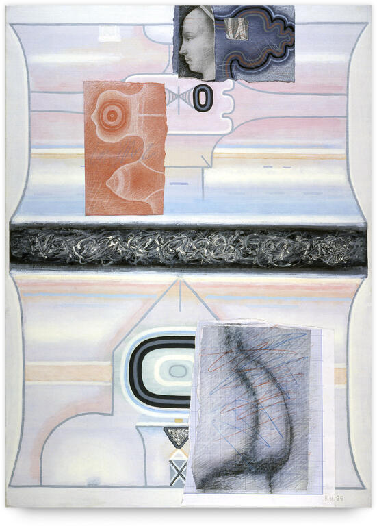 Catalogue raisonné, Vladimir Yankilevsky, Woman by the Sea. Dedicated to Pisanello, 1999