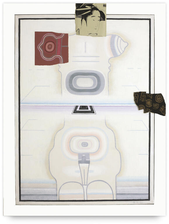 Catalogue raisonné, Vladimir Yankilevsky, Woman by the Sea. Dedicated to Kitagawa Utamaro, 1999