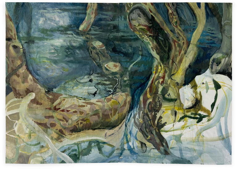 Catalogue raisonné, Daniel Boursin, 2F dans le lit des fleuves — circa 2004