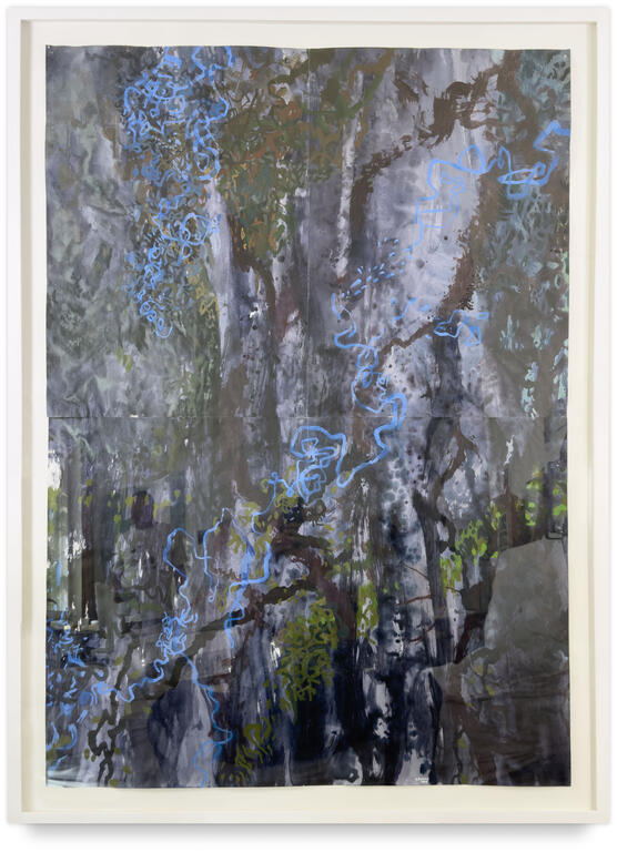 Catalogue raisonné, Daniel Boursin, 4F blue forest — 2004