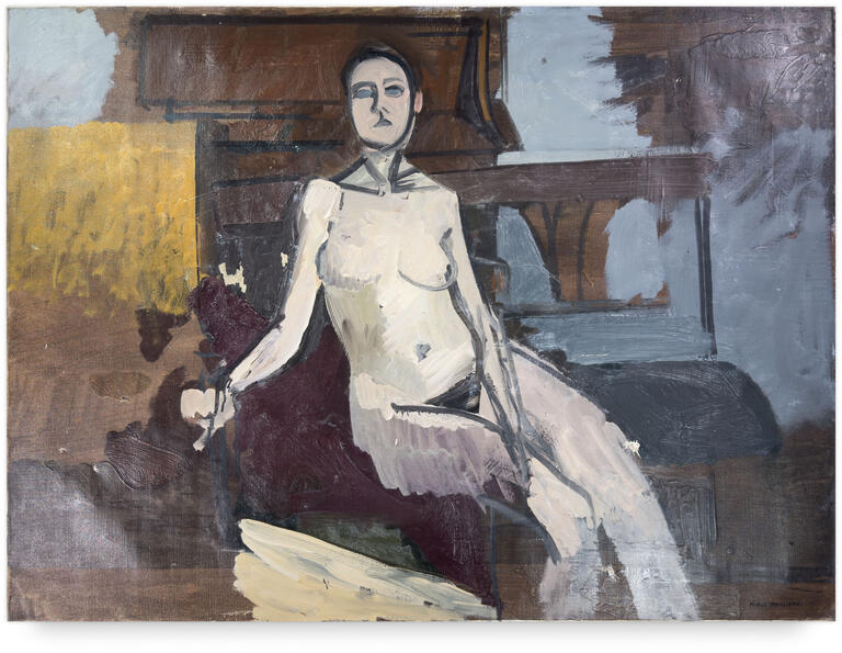 Catalogue raisonné, Michel Mousseau, Nu violet, circa 1963