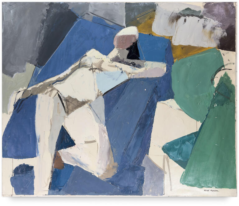Catalogue raisonné, Michel Mousseau, Nu vert et bleu, circa 1963