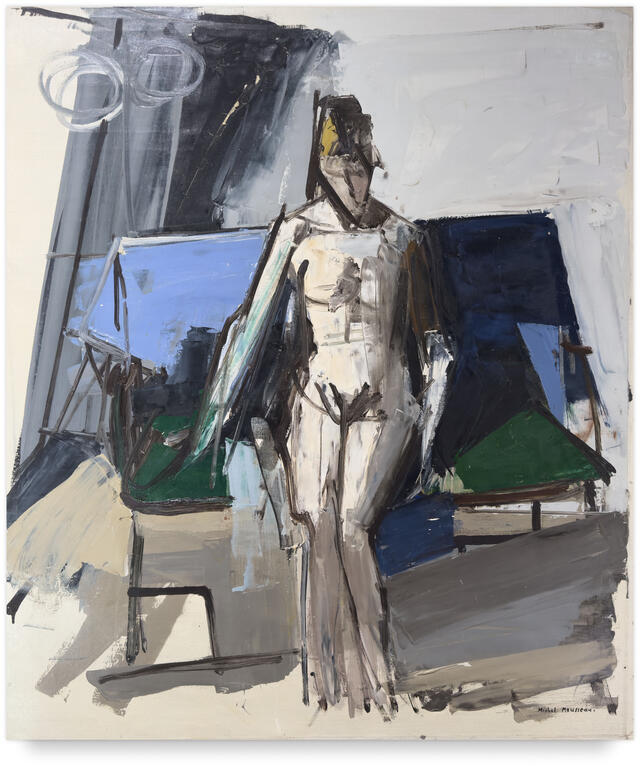 Catalogue raisonné, Michel Mousseau, Nu bleu, circa 1963